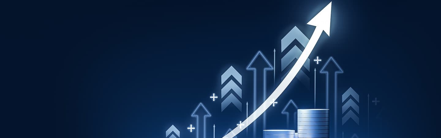 Financial skyline and markets